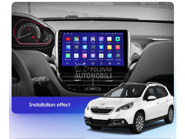 Android Multimedija 10in za Peugeot 2008, 208