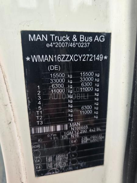 MAN TGM 12.290 Stočar