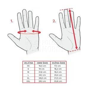Rukavice za motor bez prstiju / Braon