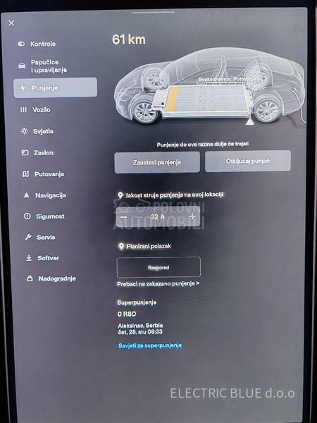 Tesla Model S S90 free charge