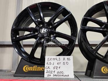 Aluminijumske felne  16" 5 x 114.3