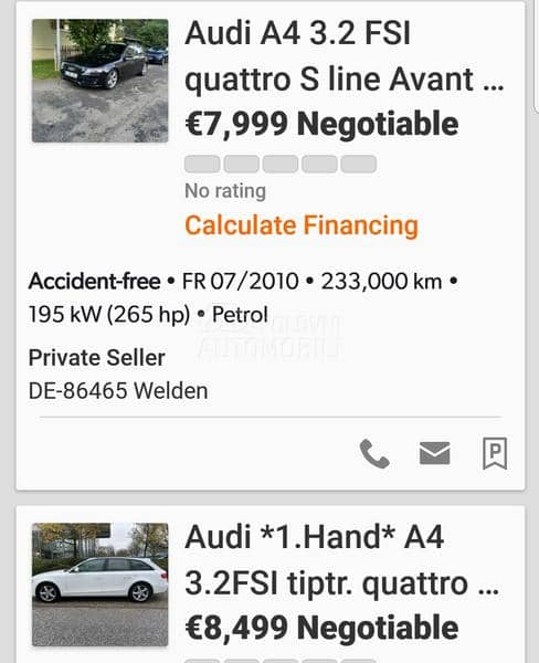 Audi A4 S Line 4x4