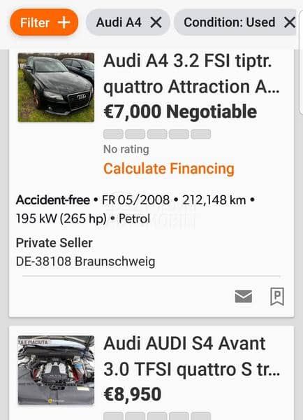 Audi A4 S Line 4x4