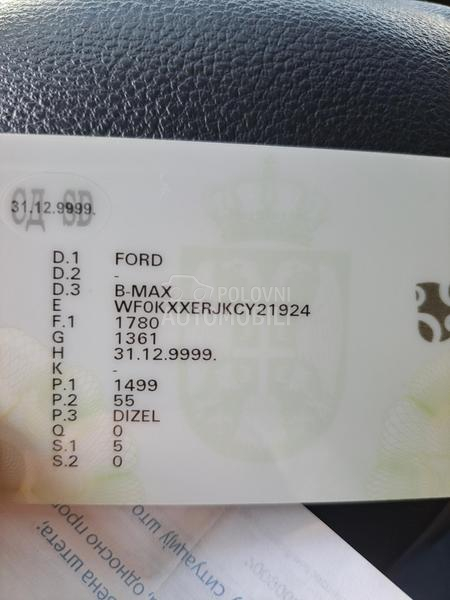 Ford B-Max 1499cm3