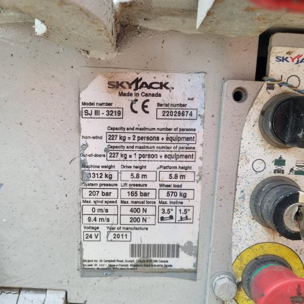 SkyJack SJIII 8m i 10m