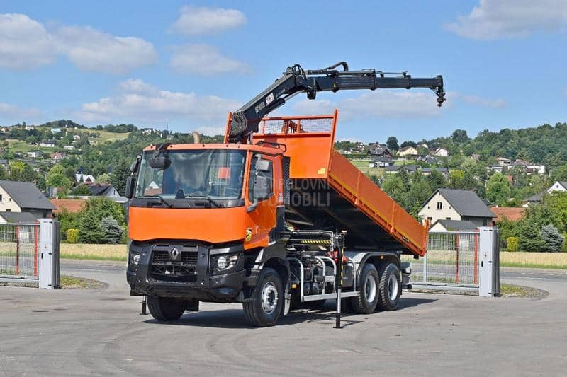 Renault K 430 6x4 / Kiper / Kran