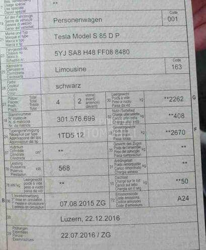 Tesla Model S performance Long R