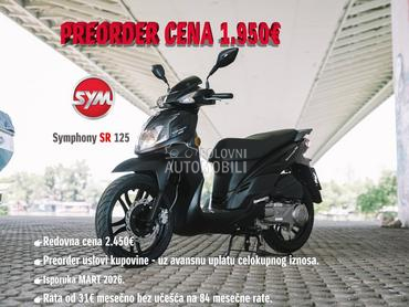 Sym SYMPHONY SR 125 PREORDER