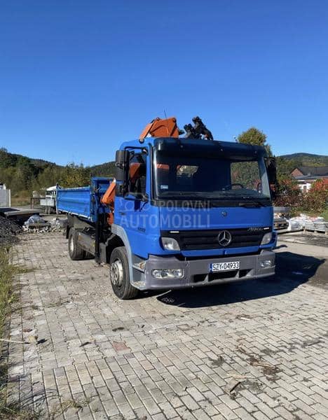 Mercedes Benz 1222 miller kiper kran