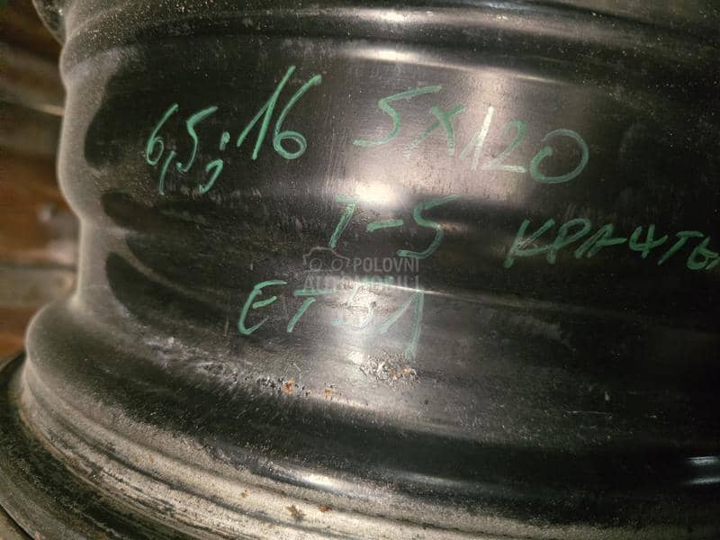 Čelične felne t5 , crafter 16" 5 x 120
