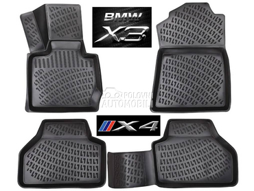 3D Gumene Patosnice za BMW X3, X4 od 2010. do 2018. god.