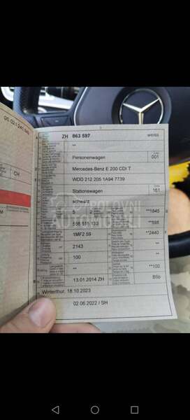 Mercedes Benz E 200 