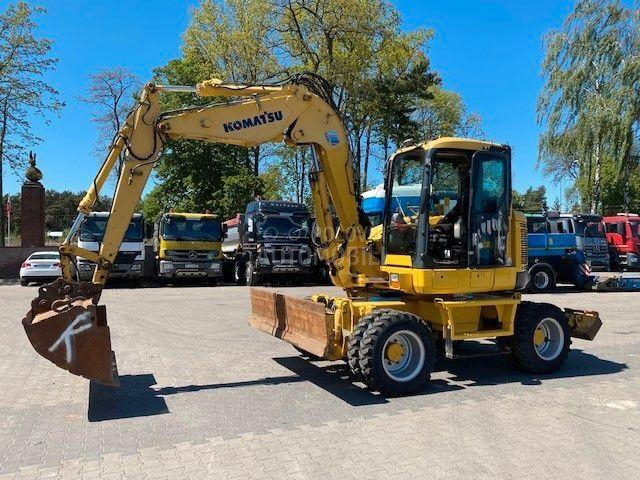 Komatsu PW 118 MR8 /Mobilni Bager