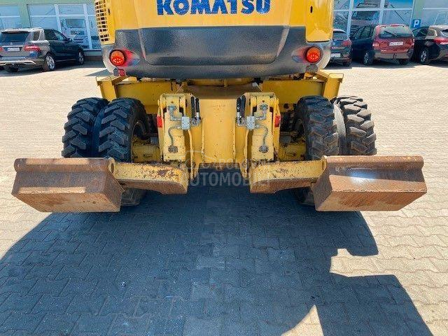 Komatsu PW 118 MR8 /Mobilni Bager