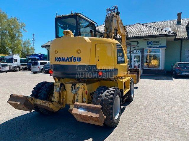 Komatsu PW 118 MR8 /Mobilni Bager