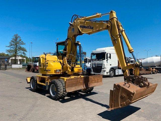 Komatsu PW 118 MR8 /Mobilni Bager