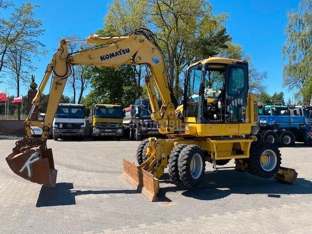 Komatsu PW 118 MR8 /Mobilni Bager