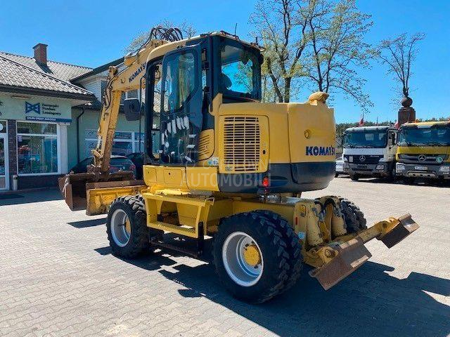 Komatsu PW 118 MR8 /Mobilni Bager