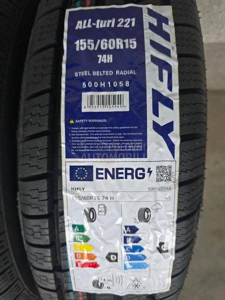 HIFLY 155/60 R15 Zimska