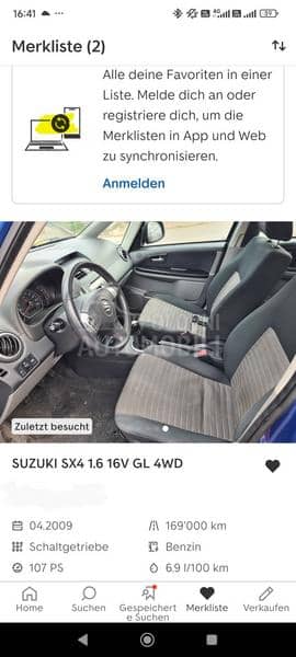 Suzuki SX4 1.6 4x4 CH