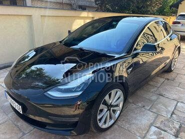 Tesla Model 3 Black and White reg