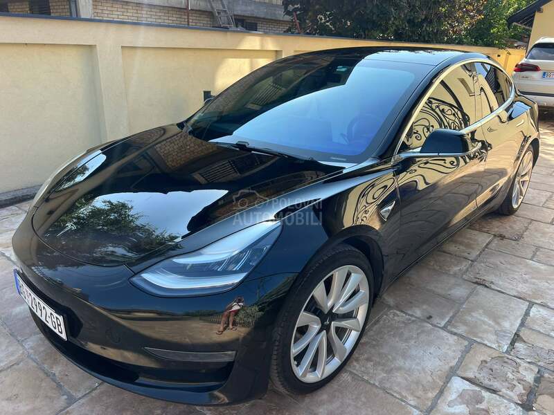 Tesla Model 3 Black and White