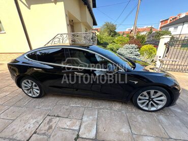 Tesla Model 3 Black and White reg