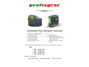 John Deere Fuelmaster rezervoar