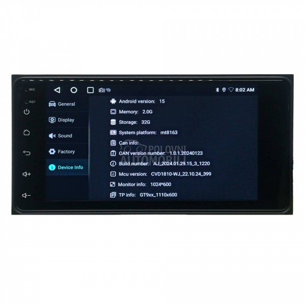 Multimedija Android 7inc
