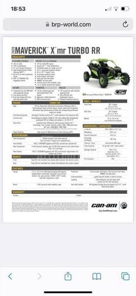 Can-am XMR RR