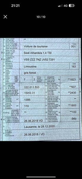 Seat Alhambra DSG 7 mesta CH