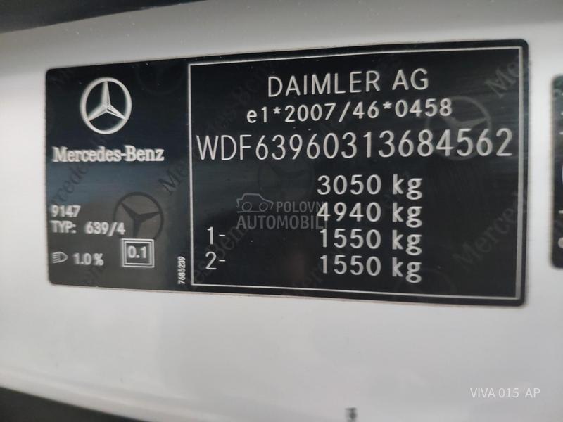 Mercedes Benz Vito VITO 113CDI LONG KLIMA