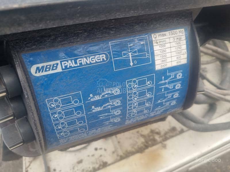 MBB PALFINGER 1500kg RAMPA