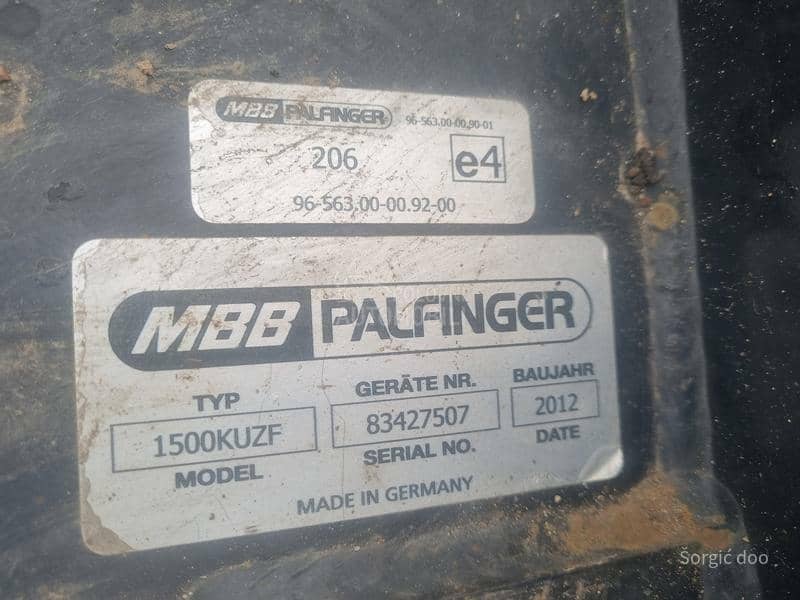 MBB PALFINGER 1500kg RAMPA