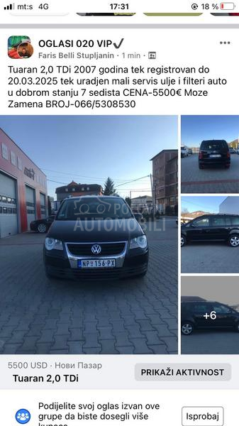 Volkswagen Touran 2,0 TDI