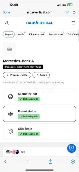 Mercedes Benz A 180 AUTMAT / XENON