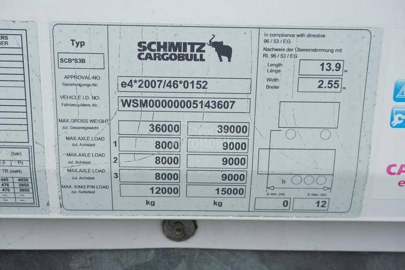 Schmitz Cargobull / Furgon
