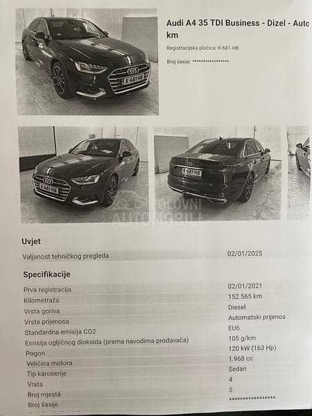 Audi A4 35TDI NEW MODEL AUT