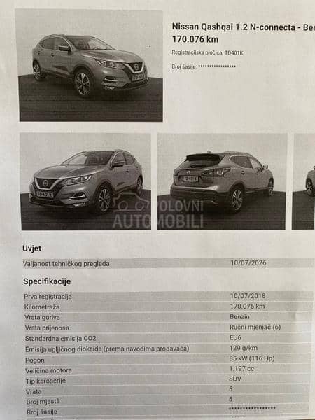 Nissan Qashqai 1.2 TEKNA PAN