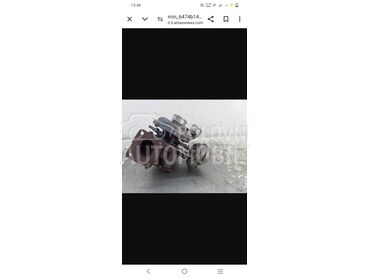 Turbina za Opel Zafira od 1995. do 2005. god.