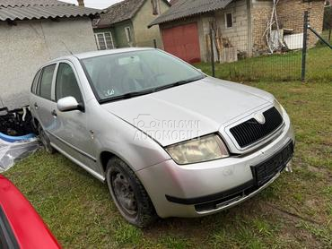 kompletna vozila u delovima za Škoda Fabia od 2000. do 2014. god.