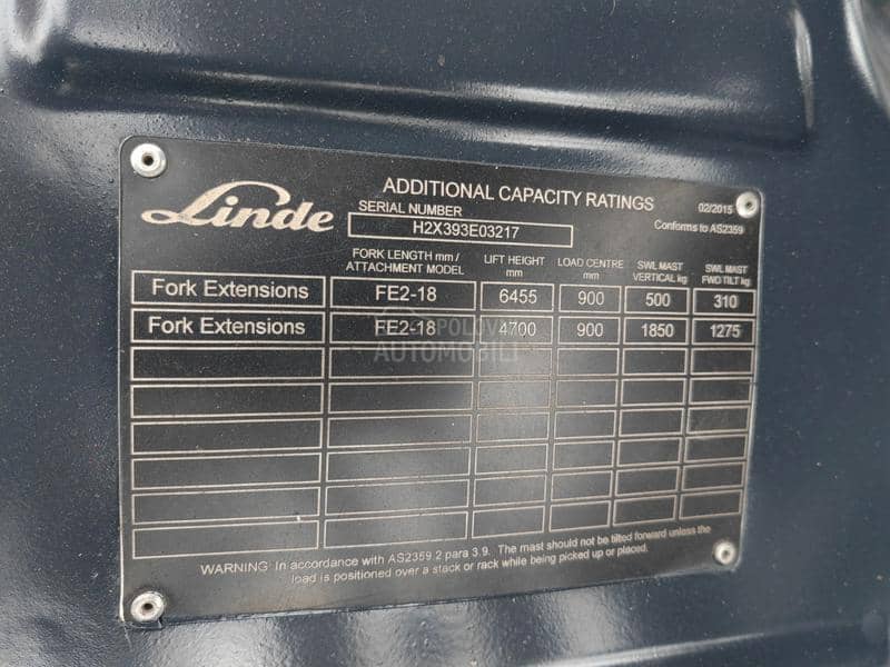 Linde H 30 Triplex