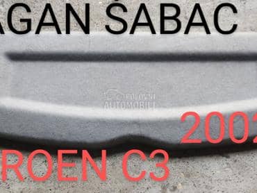 Daska, roletna, polica prtl za Citroen C1 od 1996. do 2012. god.