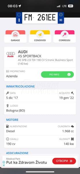 Audi A5 2.0tdi RASPRODAJA