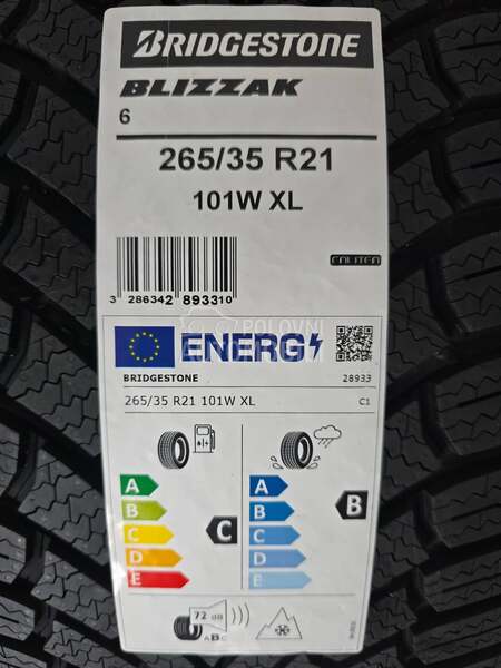 Bridgestone 265/35 R21 Zimska