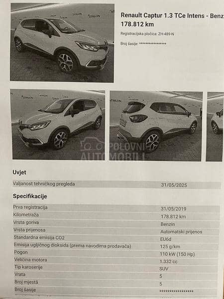 Renault Captur 1.3 TCe INTENS AUT