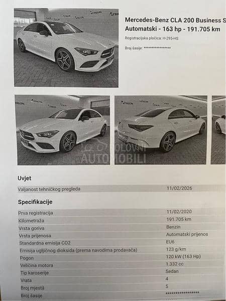 Mercedes Benz CLA 200 AMG LINE PAN AMB