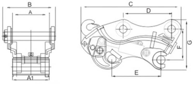 BRZA SPOJKA 1.5t do 23t