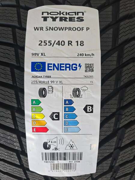 Nokian 255/40 R18 Zimska