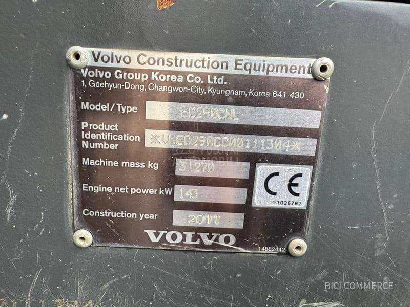 Volvo EC290Cnl